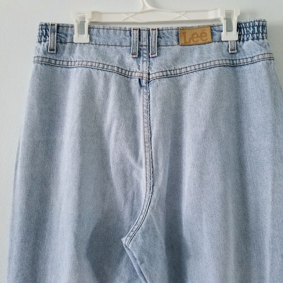 Vtg 90s Lee ankle length distressed mom jeans 12 - Picture 5 of 7